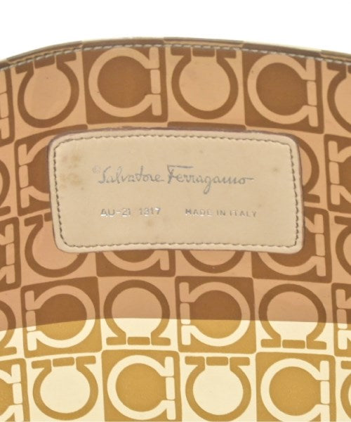 Salvatore Ferragamo Salvatore Ferragamo Women's Tote Bag - Beige x Brown