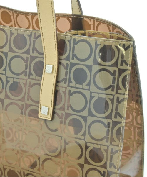 Salvatore Ferragamo Salvatore Ferragamo Women's Tote Bag - Beige x Brown