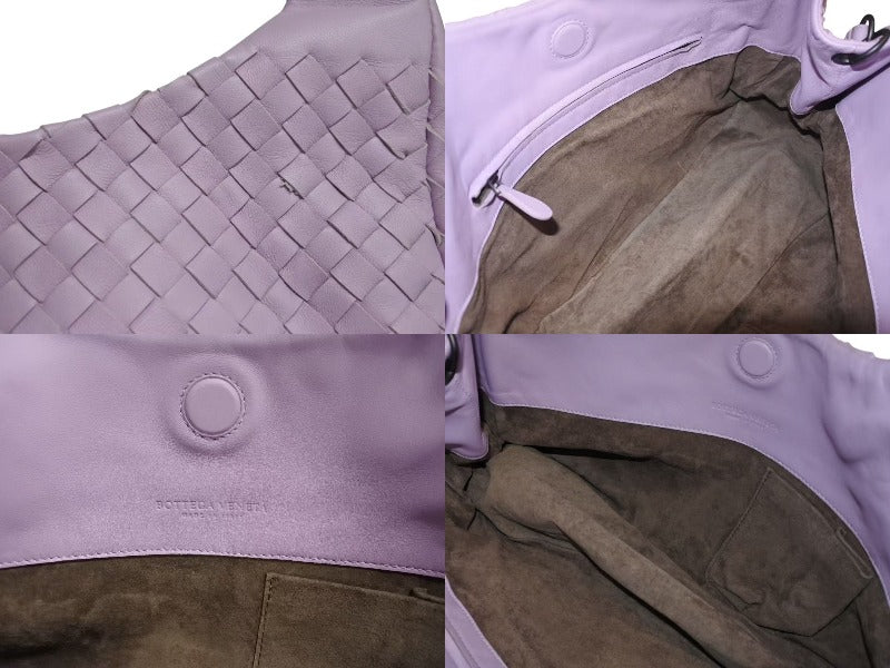 BOTTEGAVENETA Bottega Veneta Handbag Intrecciato B03605115H Purple Leather