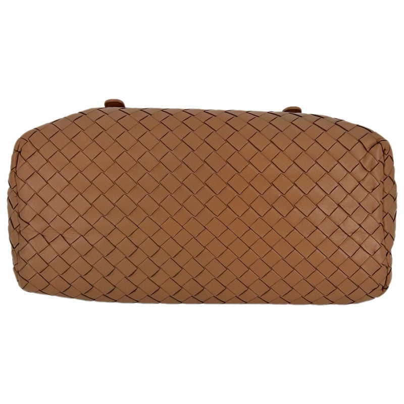 BOTTEGA VENETA Intrecciato Roman Bag Small 2-Way Bag Calfskin Beige 489509 2WAY