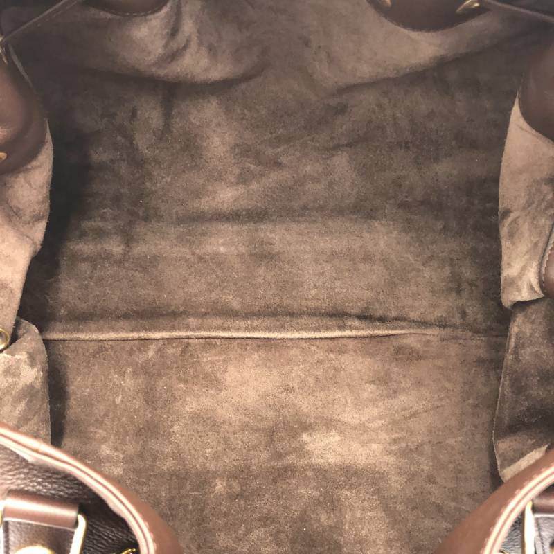 [Good condition] CELINE | Abbey Leather Tote Bag | Dark Brown | Women's