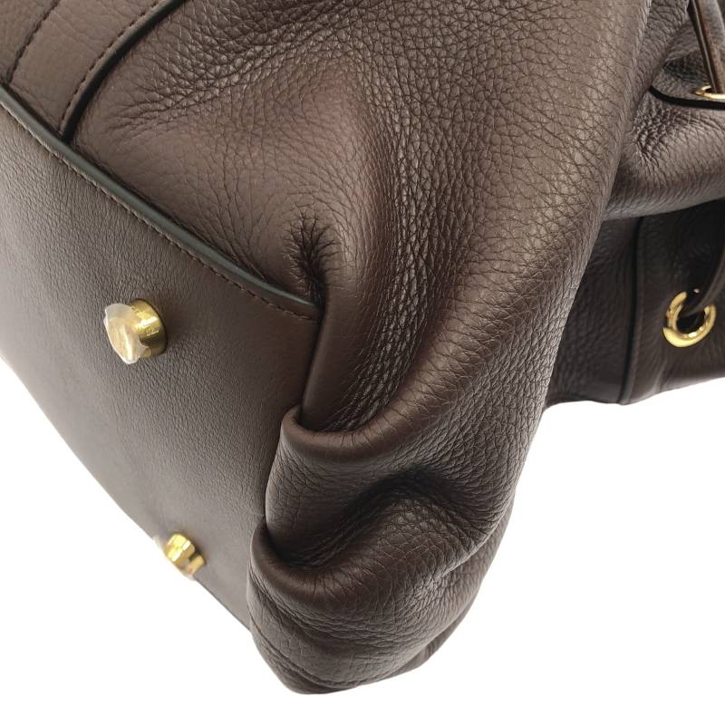 [Good condition] CELINE | Abbey Leather Tote Bag | Dark Brown | Women's