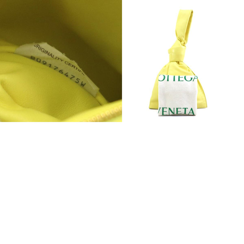 BOTTEGAVENETA Handbag Mini The Twist Leather Yellow Women's Free Shipping