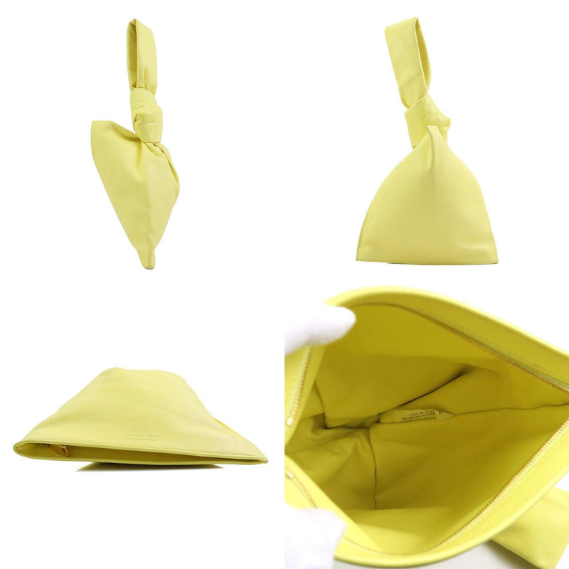 BOTTEGAVENETA Handbag Mini The Twist Leather Yellow Women's Free Shipping