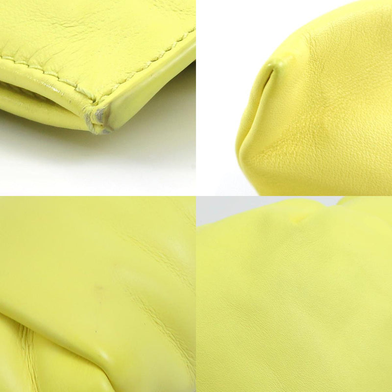 BOTTEGAVENETA Handbag Mini The Twist Leather Yellow Women's Free Shipping
