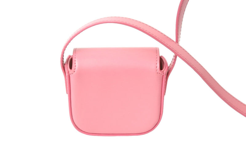 [Extremely beautiful] CELINE shoulder bag mini Claude pink shiny calfskin