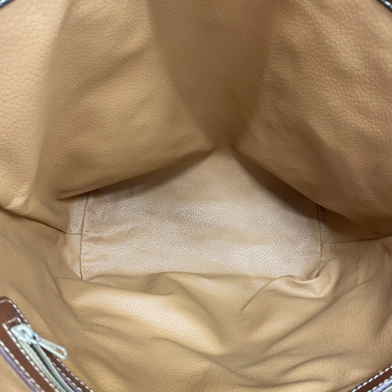 ★SALE [5hc2886-h] Celine Tote Bag Macadam PVC Brown Gold Hardware [Used] Women