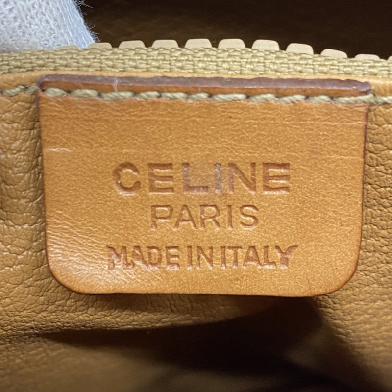 ★SALE [5hc2939-h] Celine Tote Bag Macadam PVC Brown Gold Hardware [Used] Women