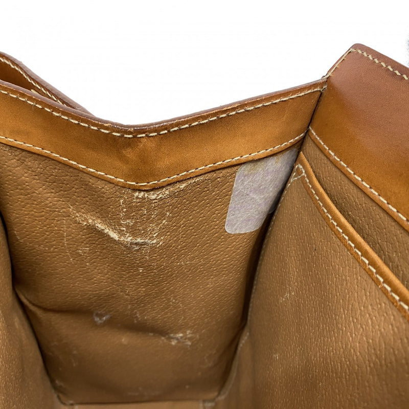 ★SALE [5hd3383-h] Celine Tote Bag Macadam PVC Brown Gold Hardware [Used] Women