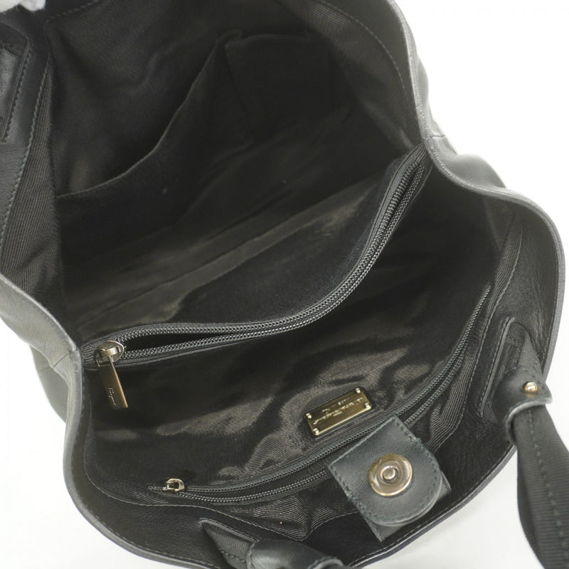 ★SALE [5hd3915-h] Salvatore Ferragamo Handbag Vara Leather Black Silver Metal