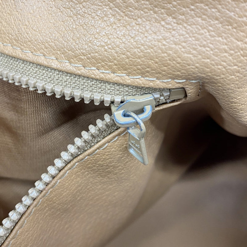 [5ia0001] Celine Handbag Macadam PVC Brown Gold Hardware [Used] Women's