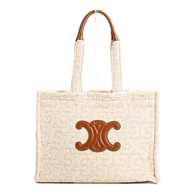 [Used] AB item Celine Large Cabataise Tote Bag 196762 Natural Women