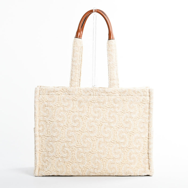 [Used] AB item Celine Large Cabataise Tote Bag 196762 Natural Women