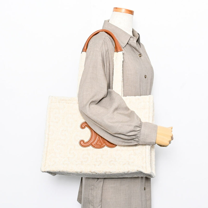 [Used] AB item Celine Large Cabataise Tote Bag 196762 Natural Women