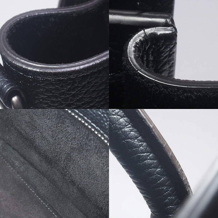 ◆Miura◆ CELINE Luggage Nano Shopper 2WAY Handbag 189243DRU.38NO Black Drumped
