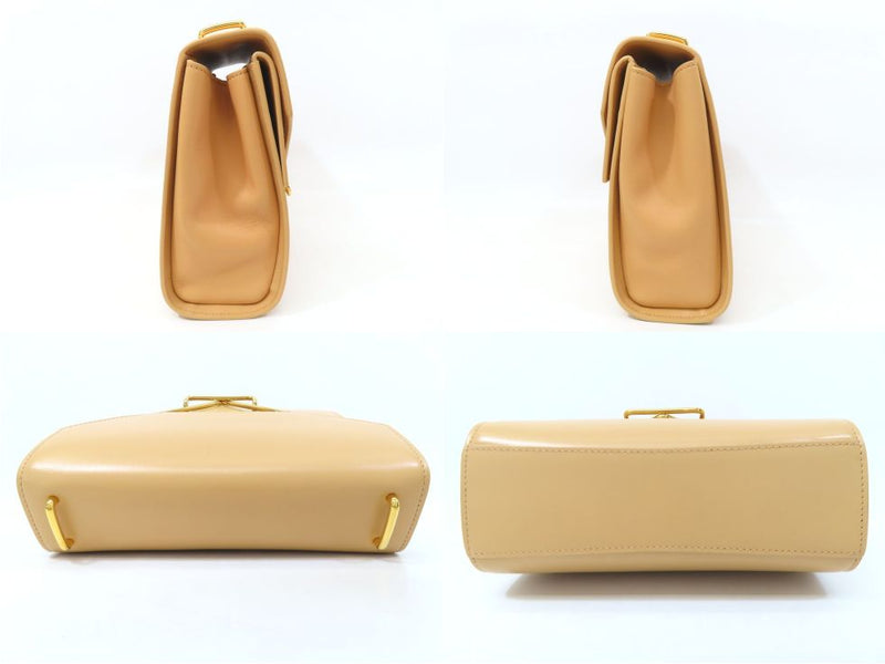 Bottega Veneta 652391 Leather Almond The Clip Shoulder Bag [Ikebukuro Store]