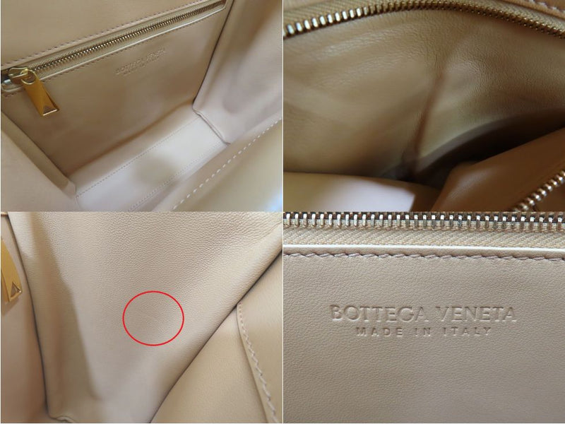 Bottega Veneta 652391 Leather Almond The Clip Shoulder Bag [Ikebukuro Store]