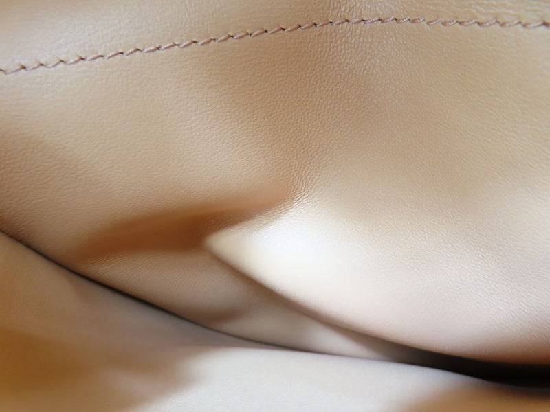 Bottega Veneta 652391 Leather Almond The Clip Shoulder Bag [Ikebukuro Store]