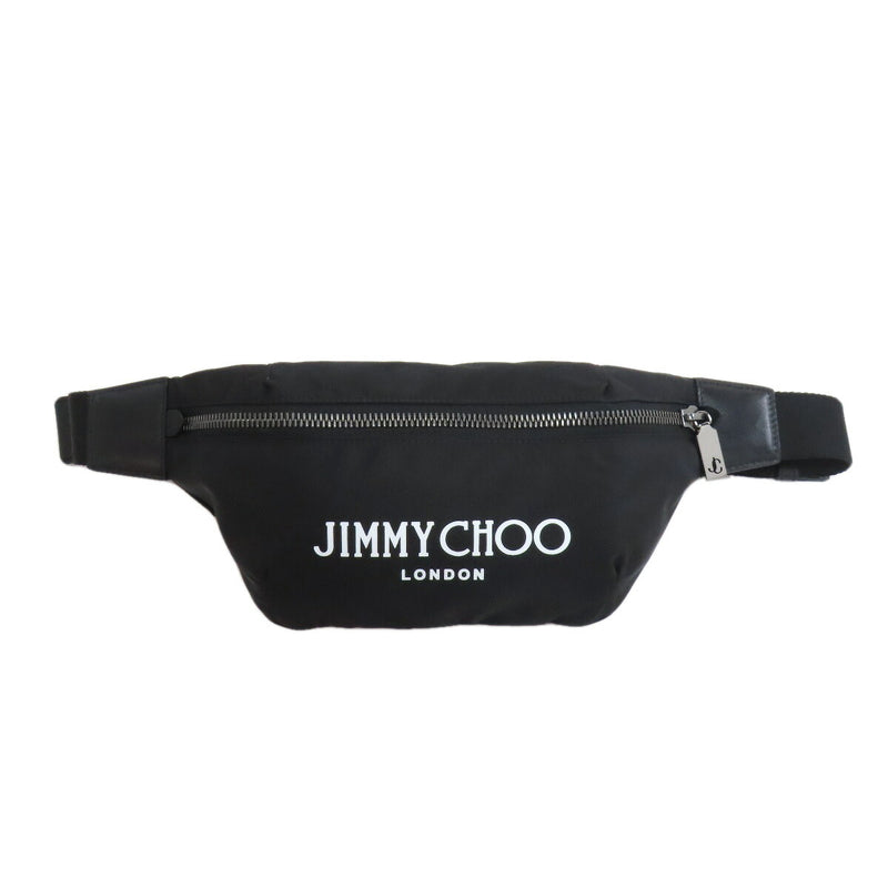 Jimmy Choo Logo Hip Bag/Waist Bag Nylon Material Women's [Jimmy Choo]