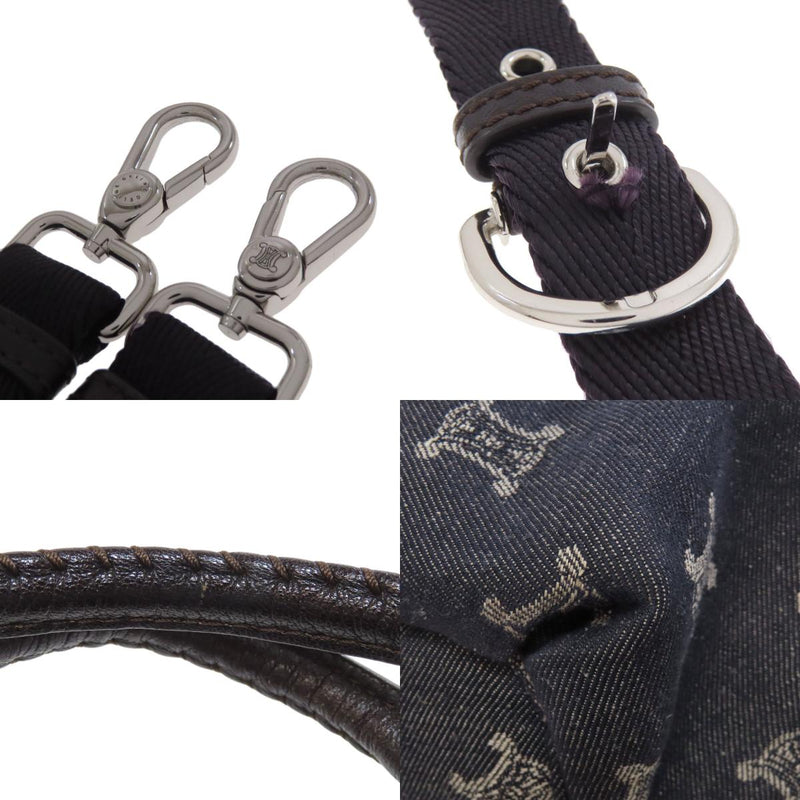Celine Macadam 2WAY Handbag Denim Women's [Used] [CELINE]