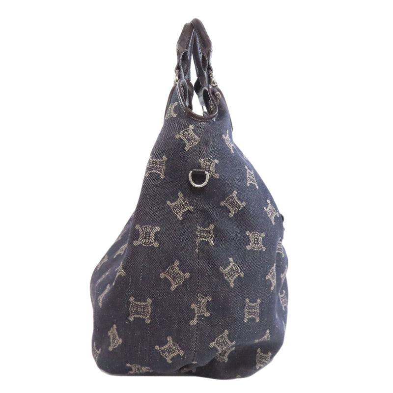 Celine Macadam 2WAY Handbag Denim Women's [Used] [CELINE]
