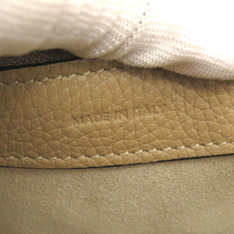 Beautiful Celine Luggage Micro Shopper Leather Beige Handbag 1112 [Used] CELINE