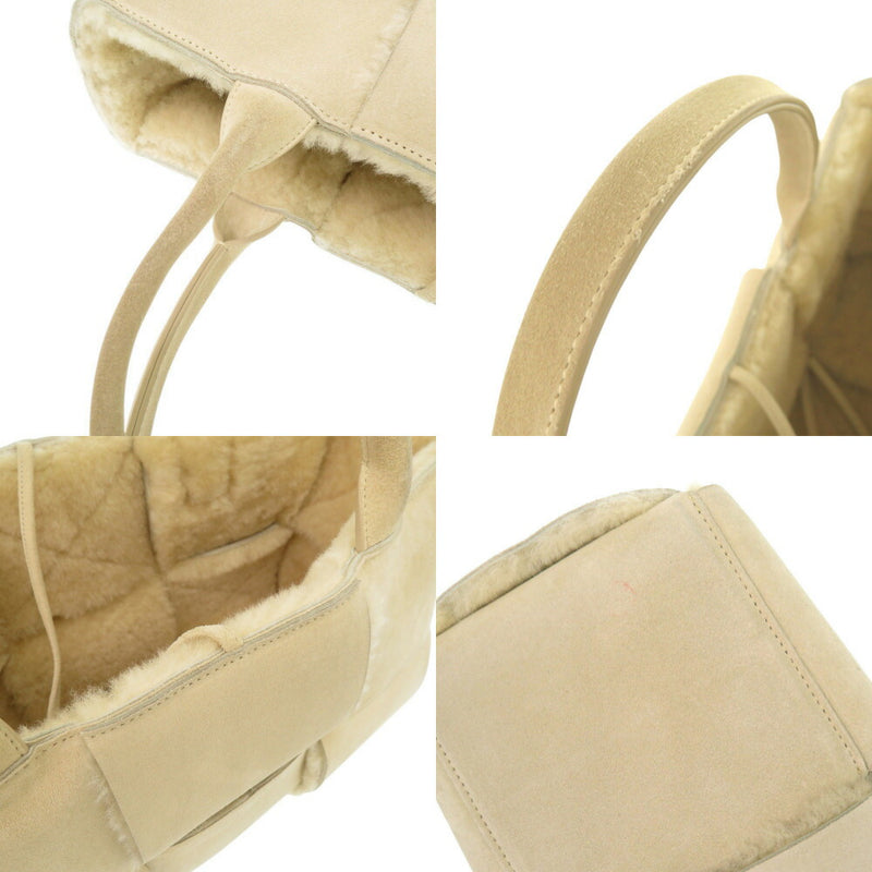 Beautiful condition Bottega Veneta The Arco Tote Suede Beige Handbag Tote Bag