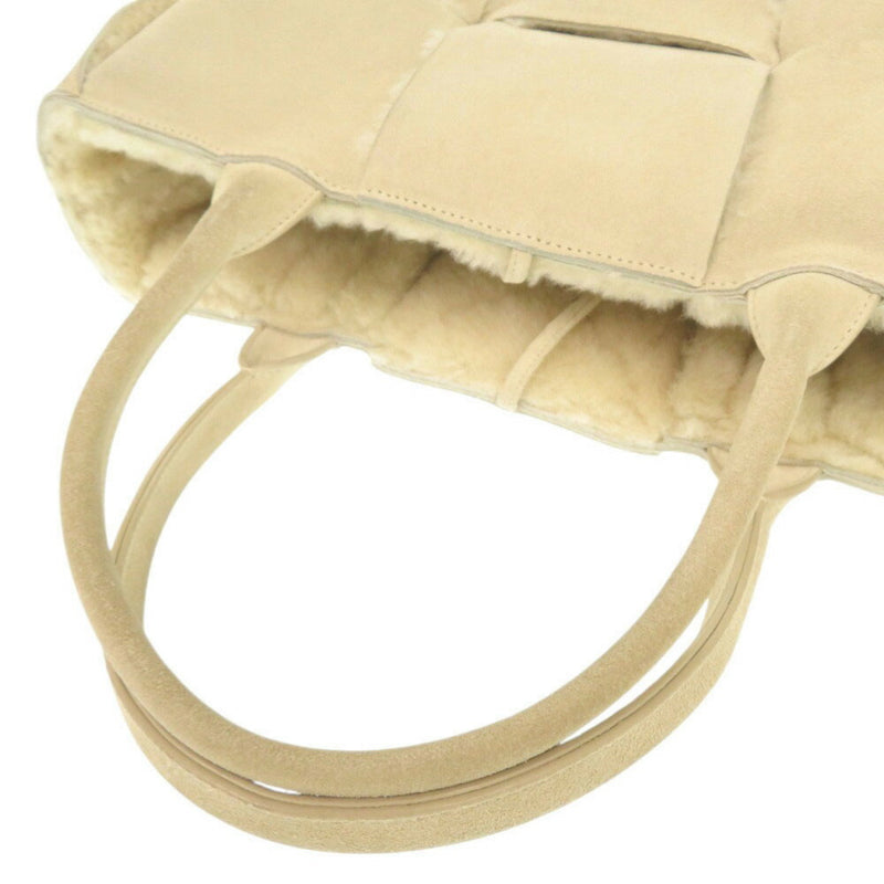 Beautiful condition Bottega Veneta The Arco Tote Suede Beige Handbag Tote Bag