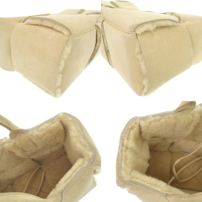 Beautiful condition Bottega Veneta The Arco Tote Suede Beige Handbag Tote Bag