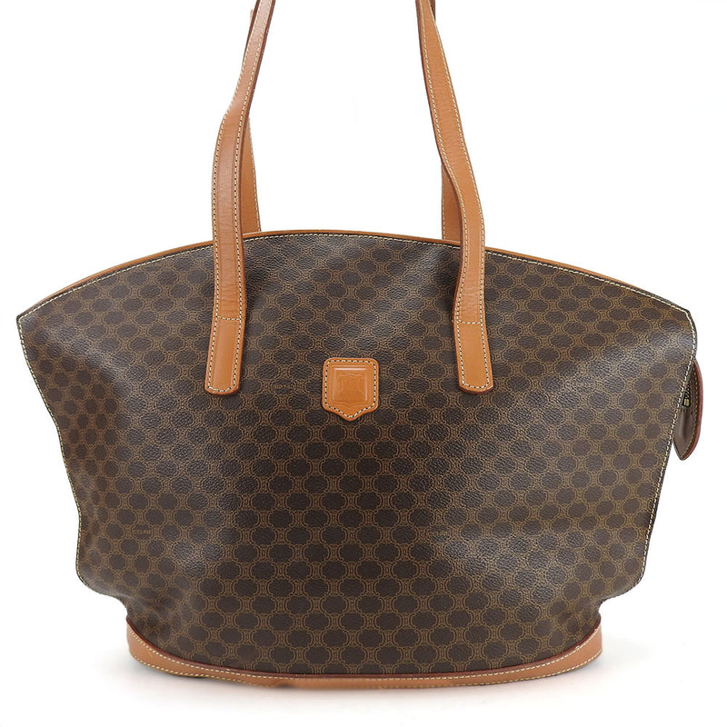 [10% OFF!! Rakuten Super SALE!!] [Used] Celine Tote Bag Macadam Leather PVC