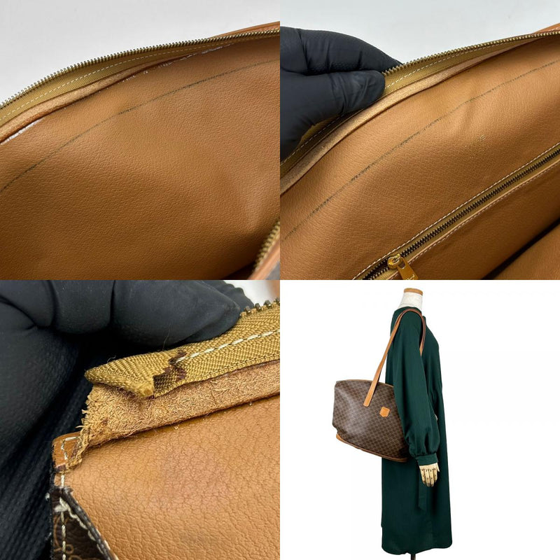 [10% OFF!! Rakuten Super SALE!!] [Used] Celine Tote Bag Macadam Leather PVC