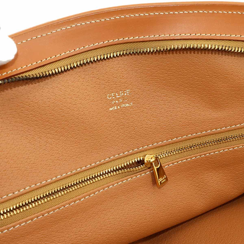 [Good condition] CELINE Macadam Tote Bag PVC Leather Brown Gold Metal Fitting