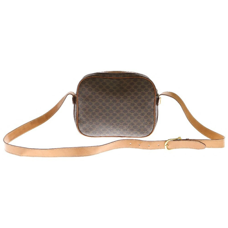 CELINE Macadam Shoulder Bag Brown PVC Leather Vintage [Used] [Condition B]