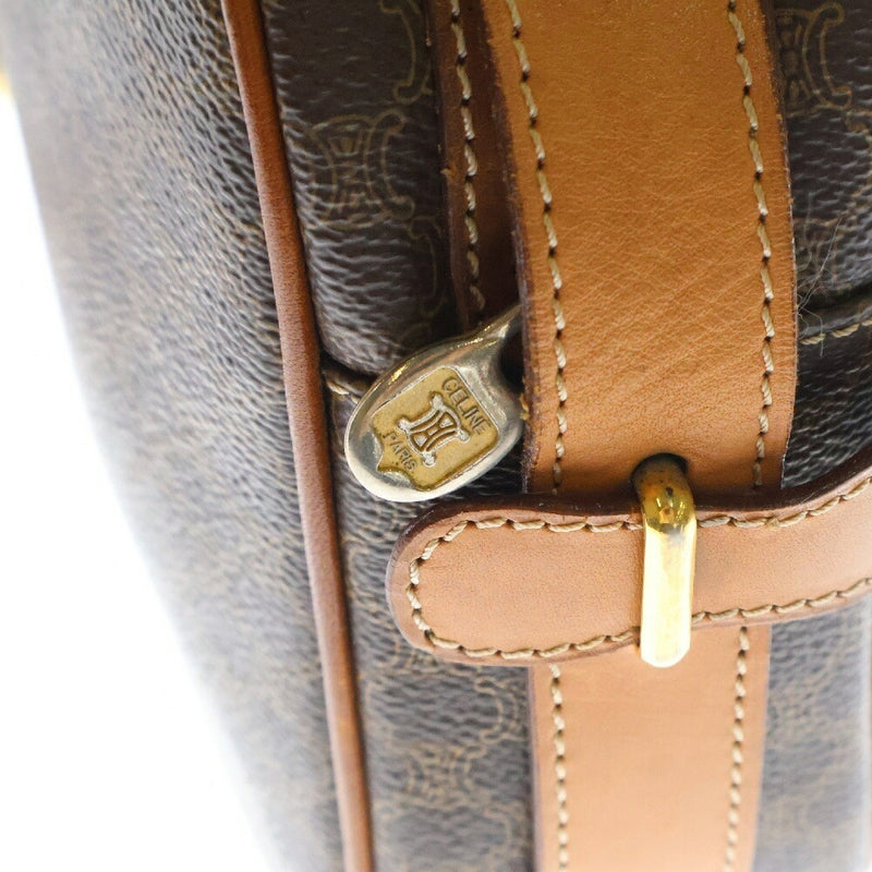 CELINE Macadam Shoulder Bag Brown PVC Leather Vintage [Used] [Condition B]