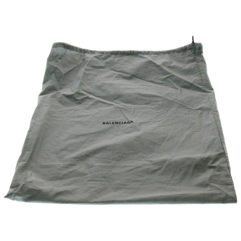BALENCIAGA BB Monogram Trade Large Tote Bag Black Canvas 621826 [Used]