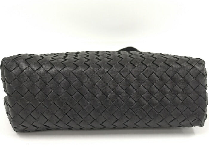 [Used] BOTTEGA VENETA Shoulder Bag Intrecciato Leather Black