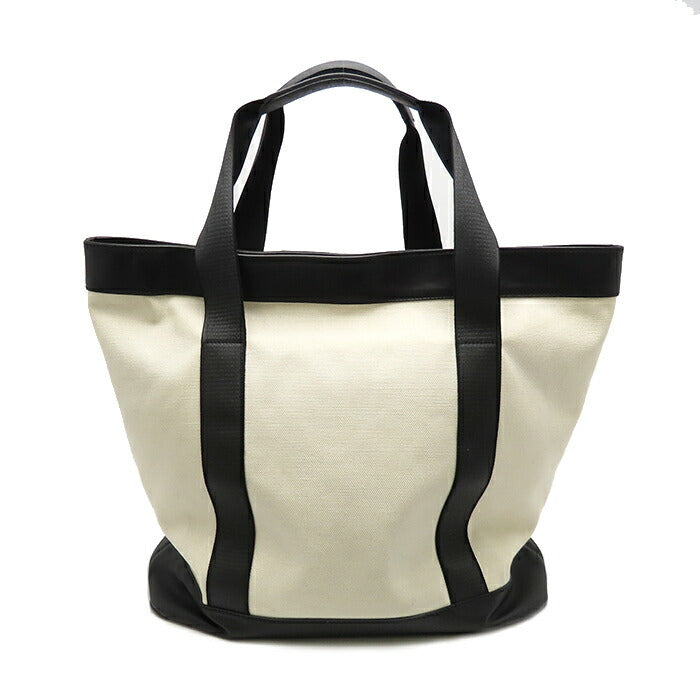 Balenciaga navy tote bag 374767 unisex logo canvas leather Ichikuya Marutaka