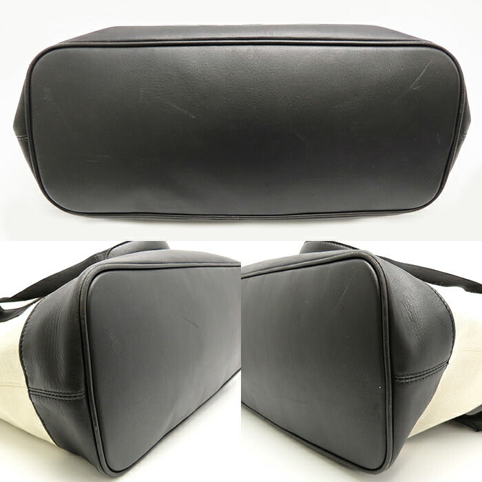 Balenciaga navy tote bag 374767 unisex logo canvas leather Ichikuya Marutaka