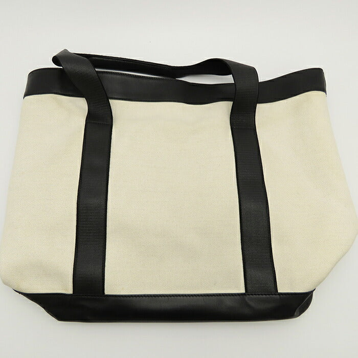 Balenciaga navy tote bag 374767 unisex logo canvas leather Ichikuya Marutaka