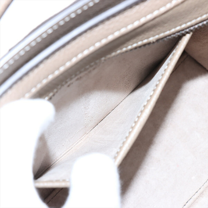 [Used] Celine Luggage Nano Shopper Leather 2WAY Handbag Greige