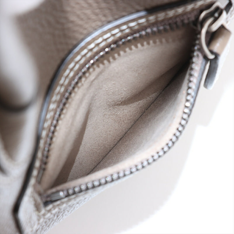 [Used] Celine Luggage Nano Shopper Leather 2WAY Handbag Greige