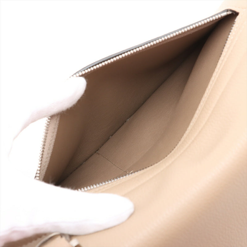 [Used] Celine Trapeze Leather x Suede 2WAY Handbag Beige