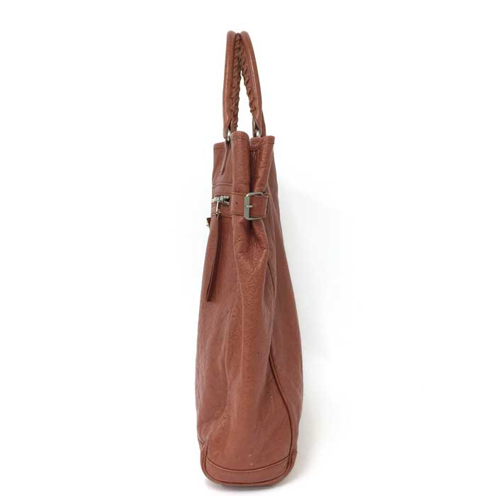 Balenciaga Classic Hexagon Tote Bag Brown Used