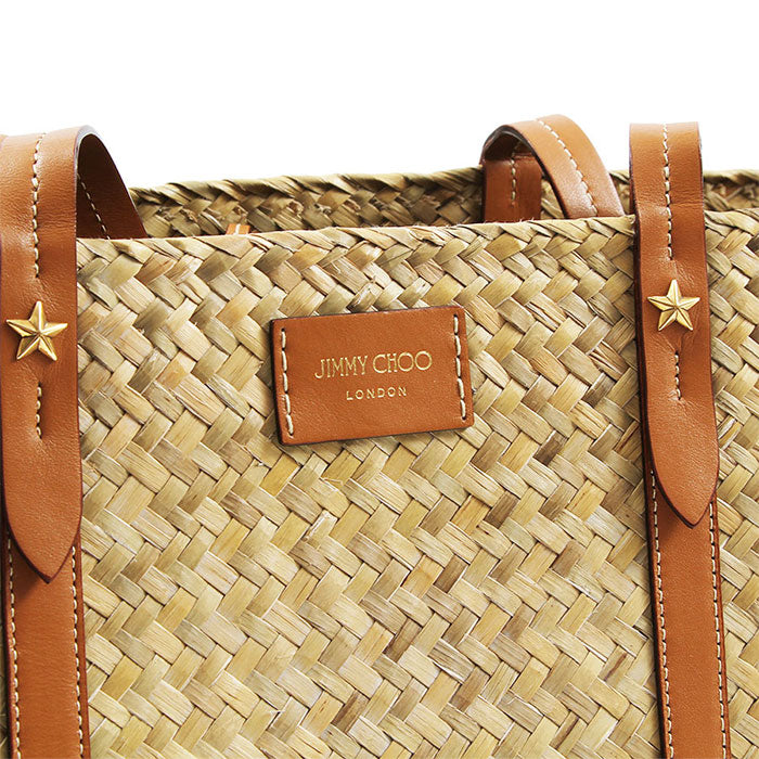 Jimmy Choo JIMMY CHOO RAFFIA TOTE basket bag 028 women's [Free shipping]