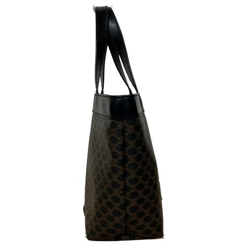 [Used] CELINE Handbag Macadam PVC x Leather Brown