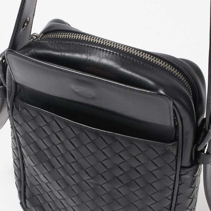 [BOTTEGA VENETA] Intrecciato Calfskin Small Messenger Shoulder Bag [Peace of