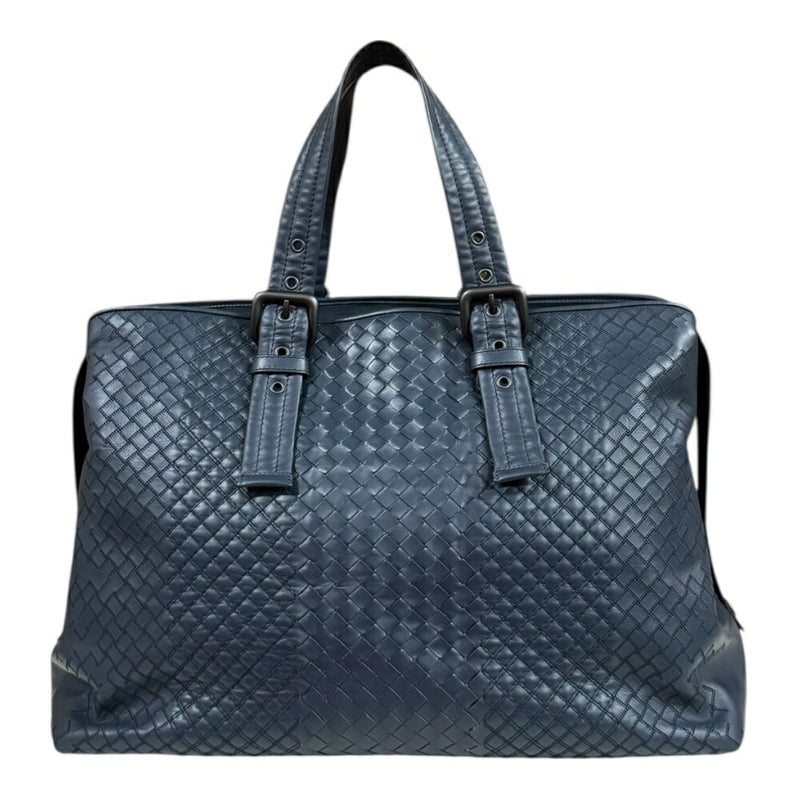 Bottega Veneta Intreccio Aurelio Tote Bag Bottega Veneta Leather Navy Unisex