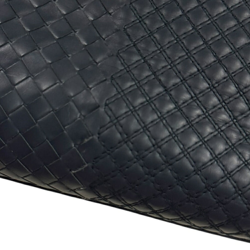 Bottega Veneta Intreccio Aurelio Tote Bag Bottega Veneta Leather Navy Unisex
