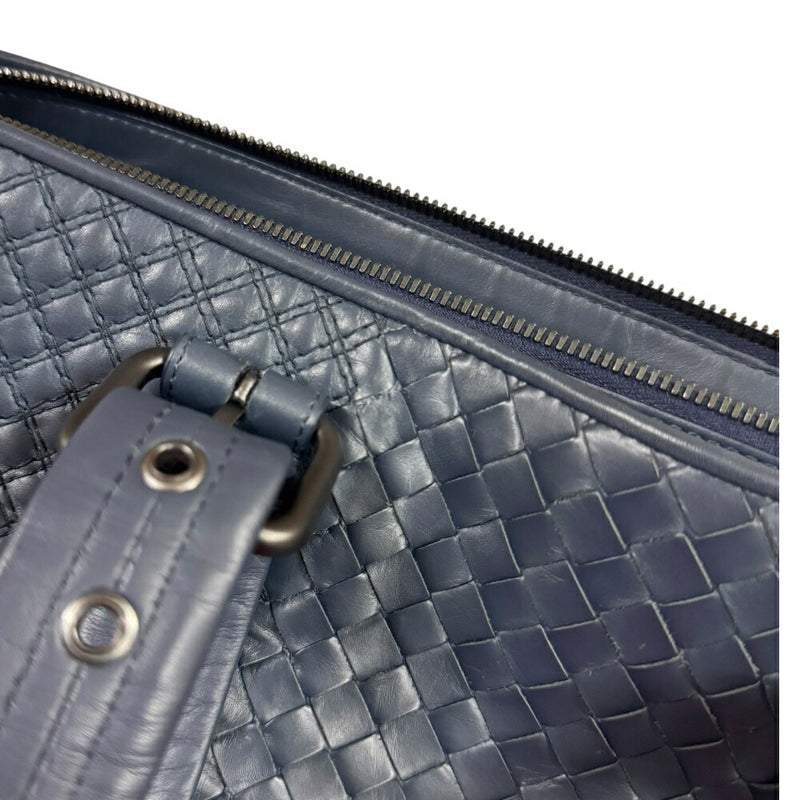 Bottega Veneta Intreccio Aurelio Tote Bag Bottega Veneta Leather Navy Unisex