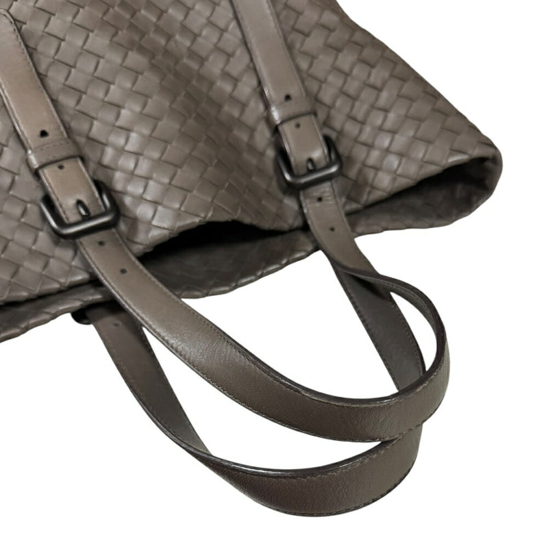 Bottega Veneta Intrecciato Tote Bag Bottega Veneta Leather 270917 Grey Unisex